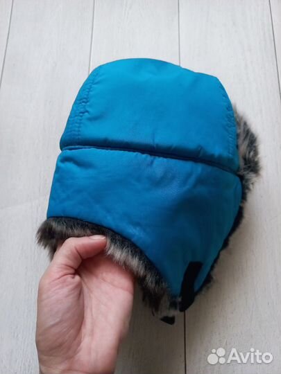 Шапка ушанка зимняя для мальчика (ог 52-54см)