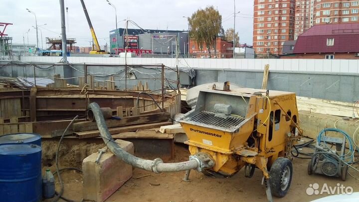 Аренда стационарного бетононасоса