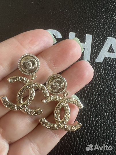 Новые серьги оригинал Chanel