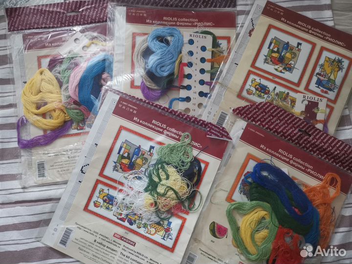 Лот остатков. Наборы для вышивания