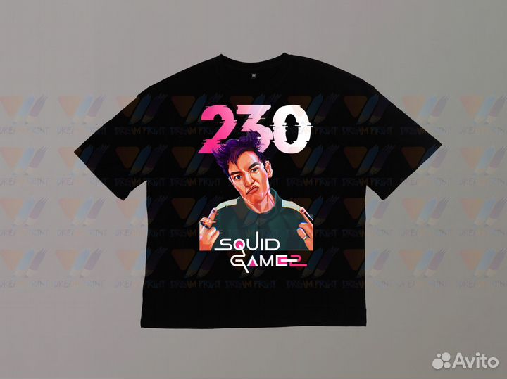 Футболка Игра в кальмара 230. Squid Game 2