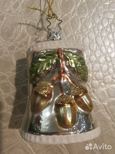 Елочная игрушка Колокольчик Inge Glas