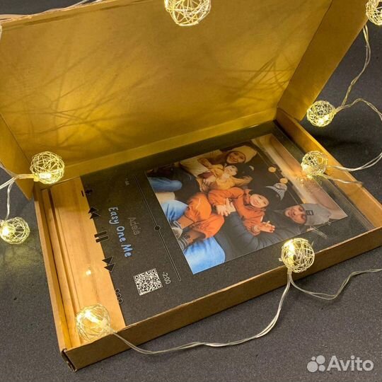 Трек-пластинка, живое фото на стекле