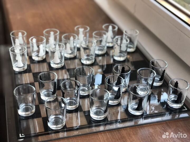 Подарок Набор «Шахматы со стопками»