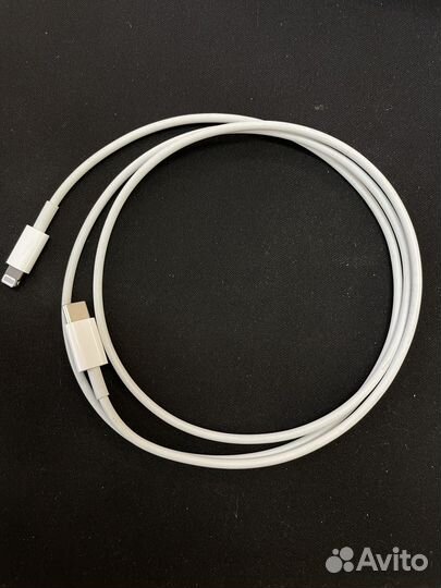 Кабель USB Type-C - Lightning, 1 м, 1 шт, белый