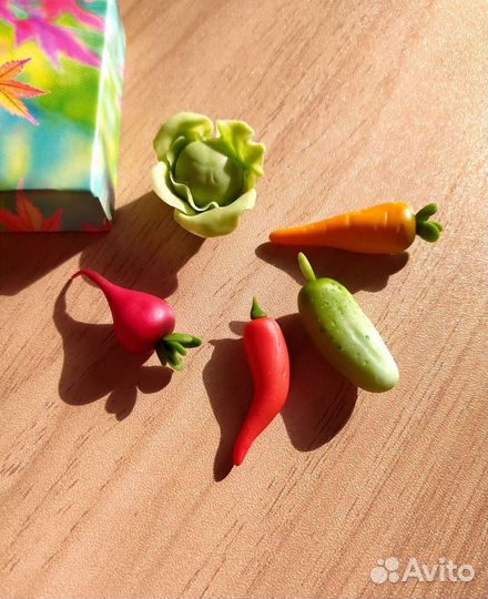 Овощи. Ручная работа. Полимерная глина