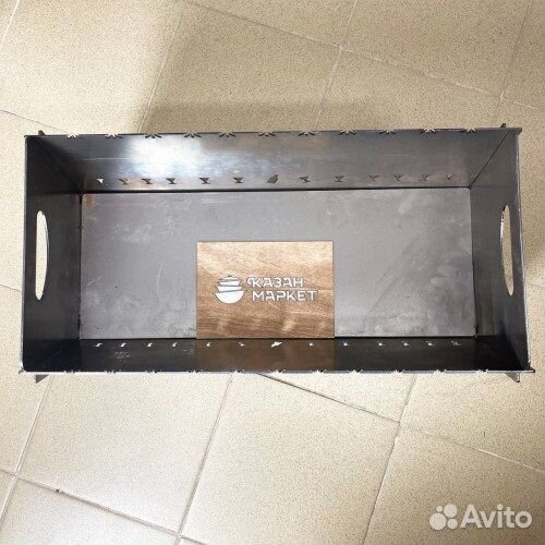 Разборный мангал, 3 мм толщина, некрашеный