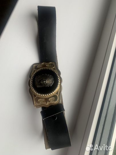 Пряжка вождь, ремень