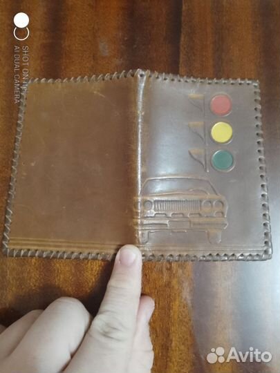 Обложка На Водительское Удостоверение “Кожа