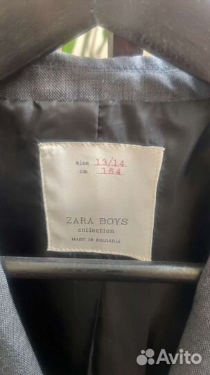 Пиджак подростковый Zara Boys на рост 164