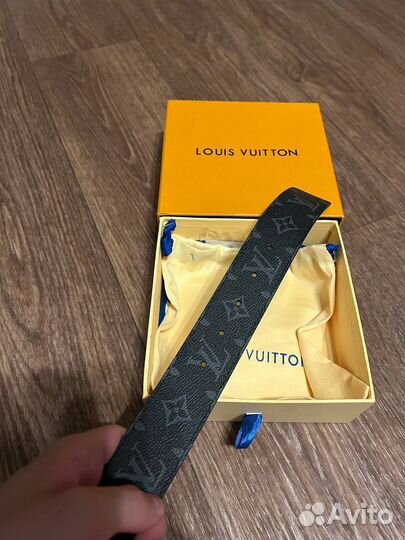 Черный ремень Louis Vuitton оригинал