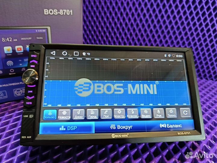 Android магнитола 2/32с физическими кнопками новая