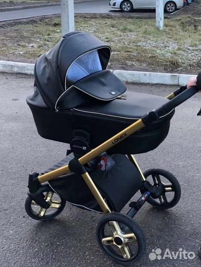 Коляска 2 в 1 эко кожа