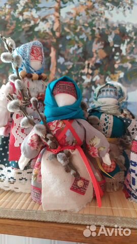 Кукла оберег Ведунья, Вербница и Берегиня