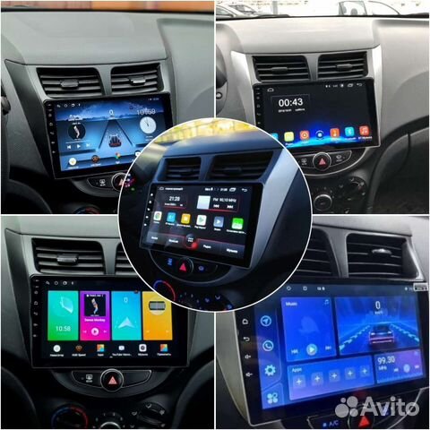 Андроид магнитола Hyundai Solaris 1 и 2 IPS