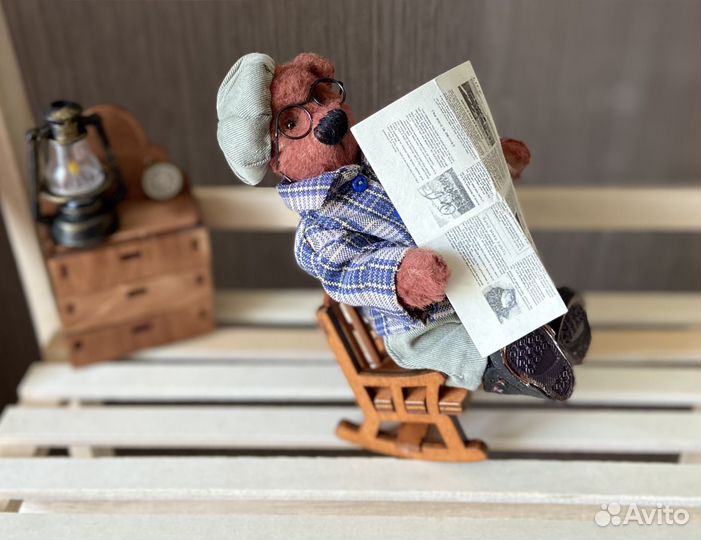 Мишка тедди коллекционный