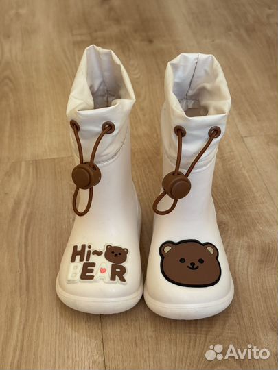 Детские резиновые сапоги