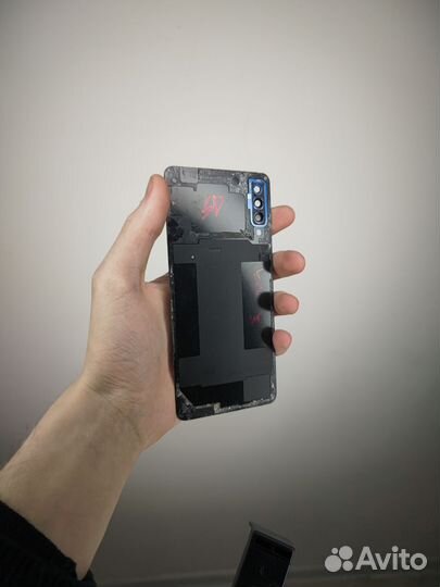 Задняя крышка Samsung Galaxy Note A7 2018 Син Орг