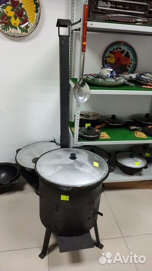 Казан с печью