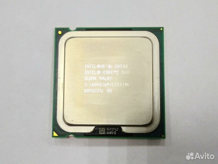 Процессор s775 Intel Core2Duo E8500, 3.16GHz*2