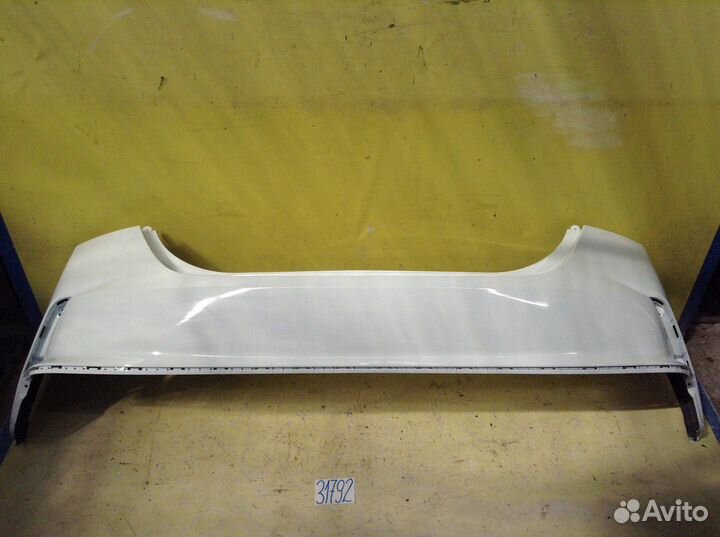 Hyundai Solaris Бампер задний цвет Белый