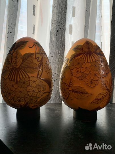 Пара плафонов- официальные реплики Galle /21 см