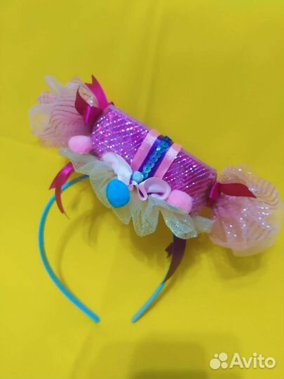 Ободок для костюма хлопушка конфетка ёлочка