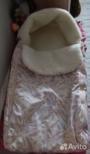 Зимний конверт на выписку