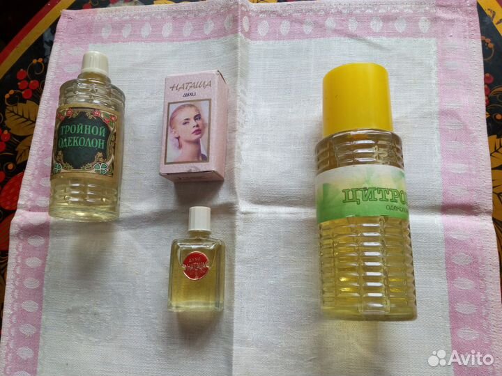 Одеколон Тройной. Винтаж СССР, конец 80-х