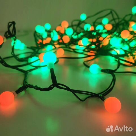 Гирлянда 10,7м. уличная новогодняя 2шт