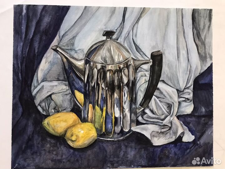 Натюрморт акварель