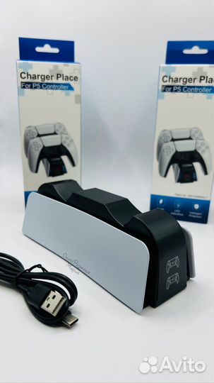 Зарядная станция для геймпадов ps5