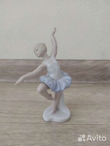 Фарфоровые статуэтки балерина, куколка, открытка