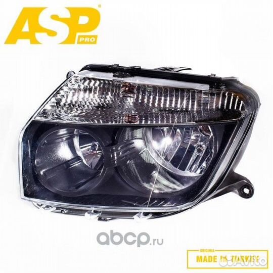 Фара Renault Duster лев. до 2015 г. /черная