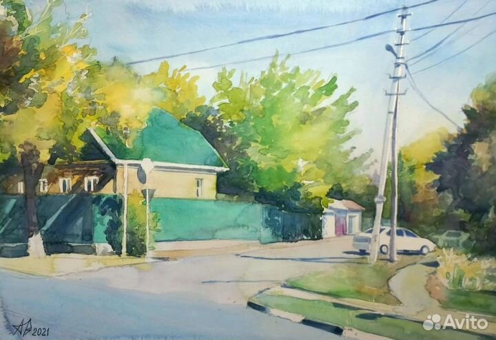 Акварельный скетчинг