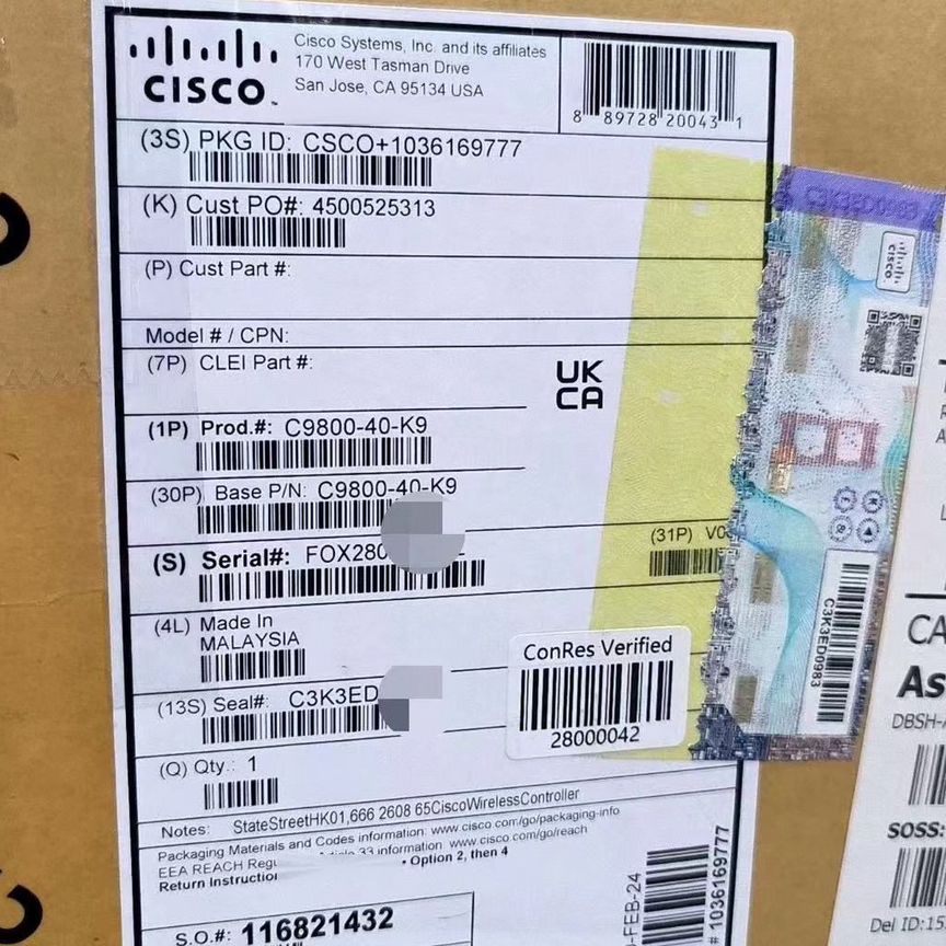 [C9800-40-K9] Беспроводной Контроллер Cisco C9800-40-K9