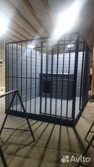 Вольеры для собак на металлокаркасе