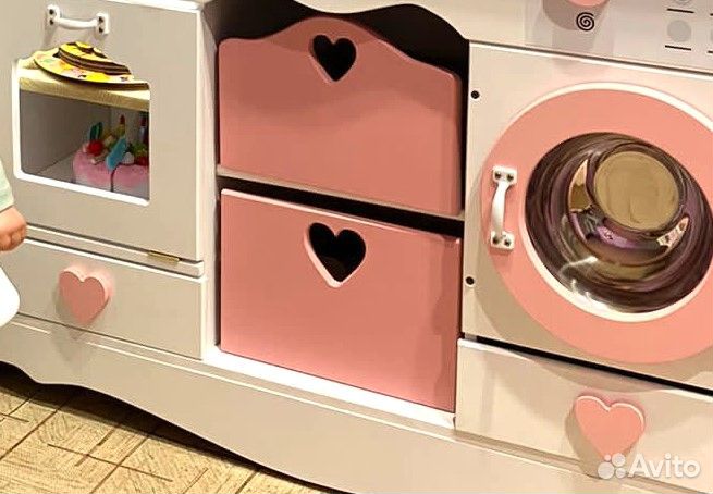 Большая детская деревянная кухня, classic