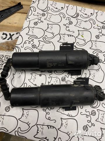 Форсунка омывателя фар audi a4 b8