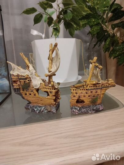 Аквариум + декор