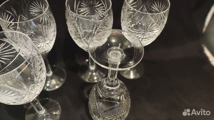 Фужеры хрустальные СССР 14,5 см