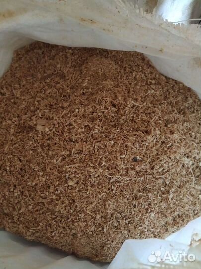 Опилки в мешках