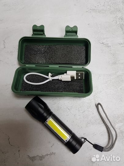 Фонарик аккумуляторный