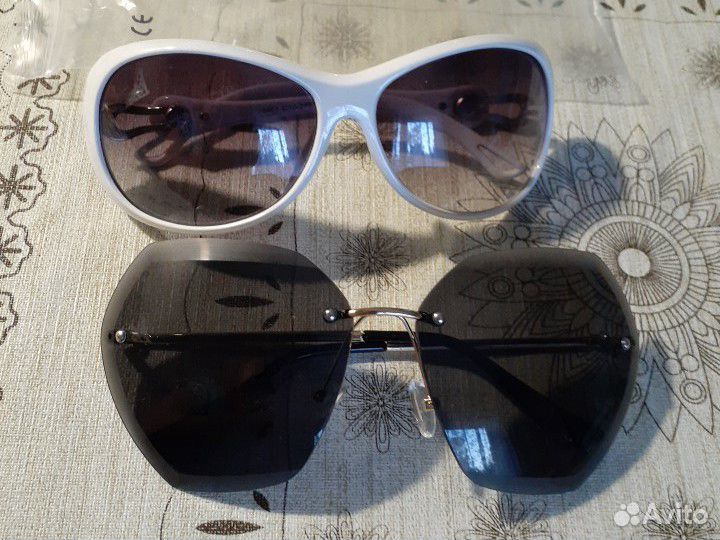 Очки солнцезащитные новые, 2 пары