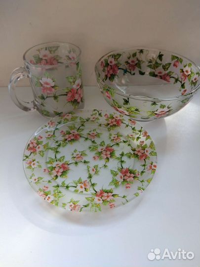 Набор посуды для завтрака, новый