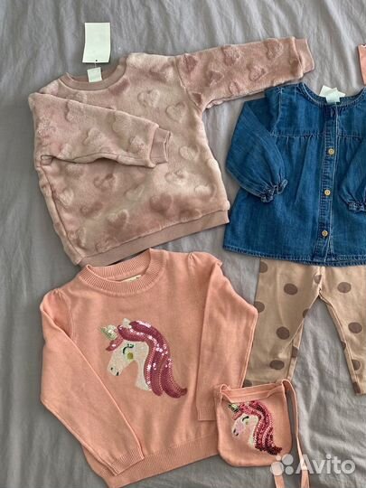 Новые кофты на девочку 80, 92