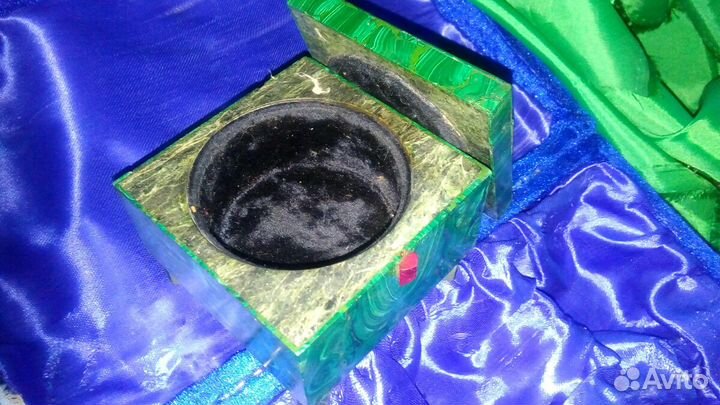 Уральский малахит.шкатулка1900-1935г(оценка издели