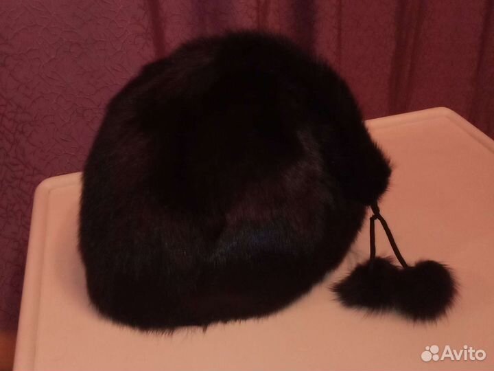 Шапка норковая женская