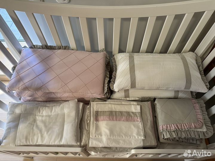 Бортики набор 13 предм в кроватку одеяло подушка