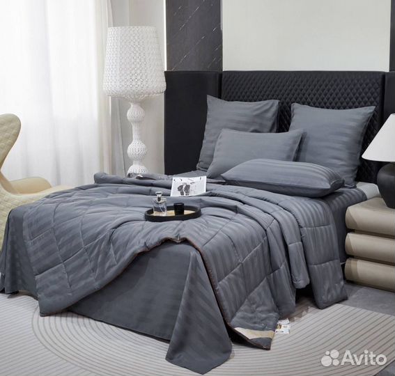 Постельное белье евро размер с готовым одеялом